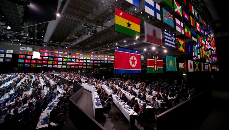 El Congreso de FIFA celebrado en la Ciudad de México