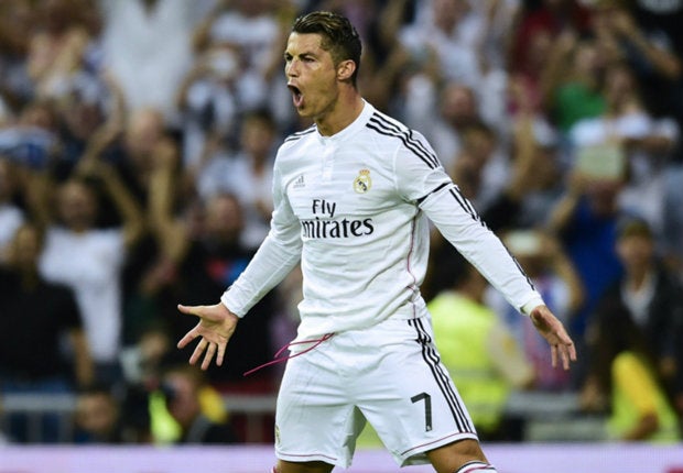 Cristiano, tras convertir un gol 