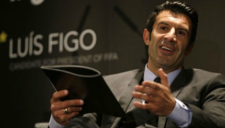 El exfutbolista Luís Figo durante un evento 