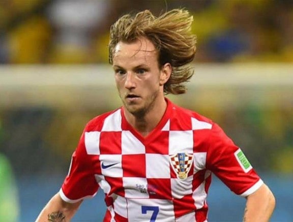 Ivan Rakitic disputando partido amistoso