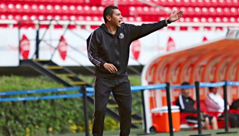 Ramón Morales, durante un partido de la Sub 20