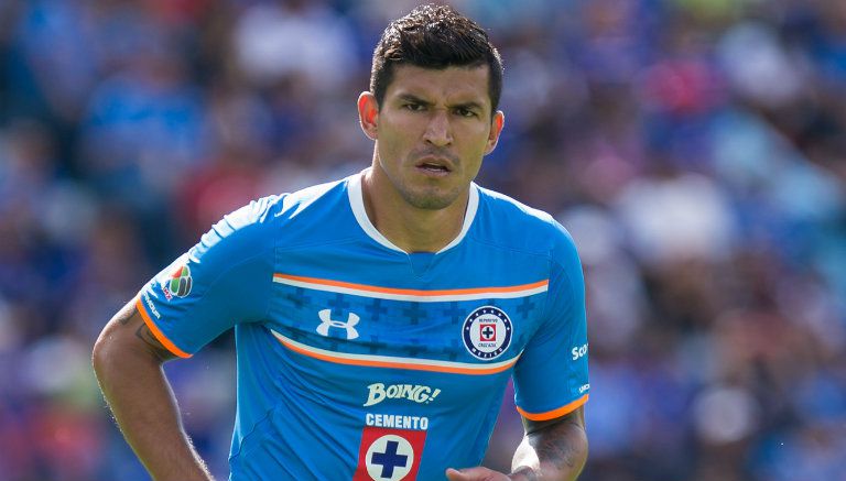 Francisco Rodríguez durante un partido de Cruz Azul