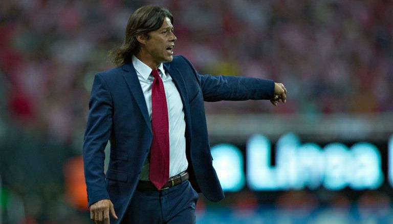 Matías Almeyda durante un partido de Chivas