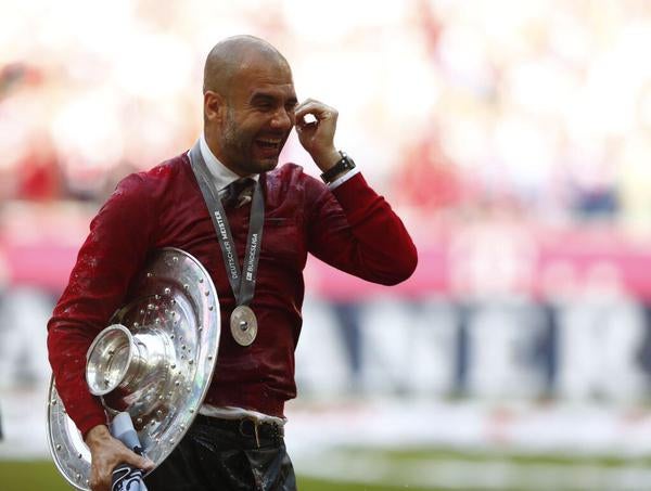 Guardiola festeja título con Bayern Munich