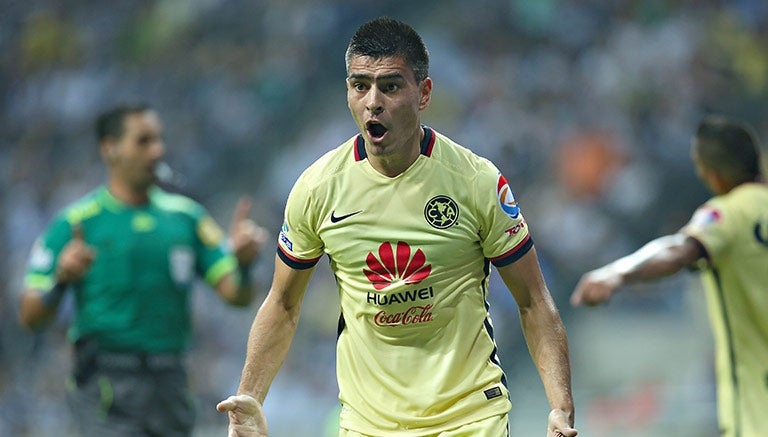 Paolo Goltz, durante el juego contra Rayados