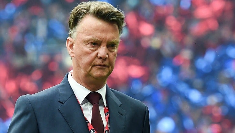 Van Gaal, lamentando una derrota con el United