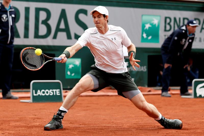 Andy Murray disputa partido contra Stepanek