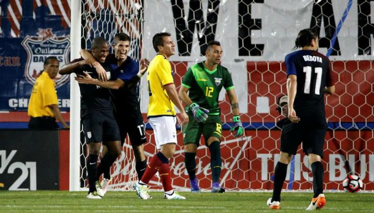 Darlington Nagbe celebra su gol