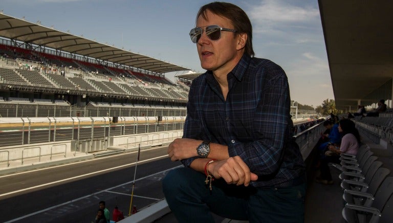 Adrián Fernández en el Autódromo Hermanos Rodríguez