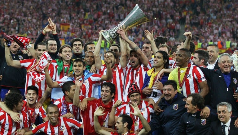 Atlético de Madrid levanta el trofeo de Europa League