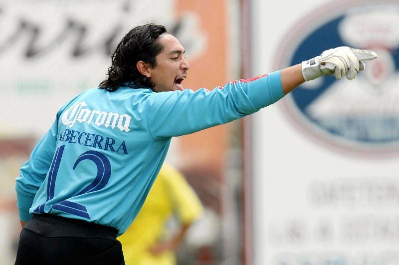 Alberto Becerra durante su estancia en el América