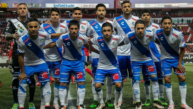 Formación del equipo poblano en su última visita al Estadio de Xolos de Tijuana