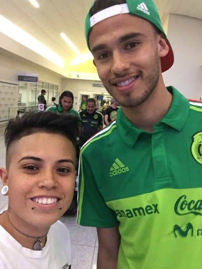 Diego Reyes posó junto a Ericka