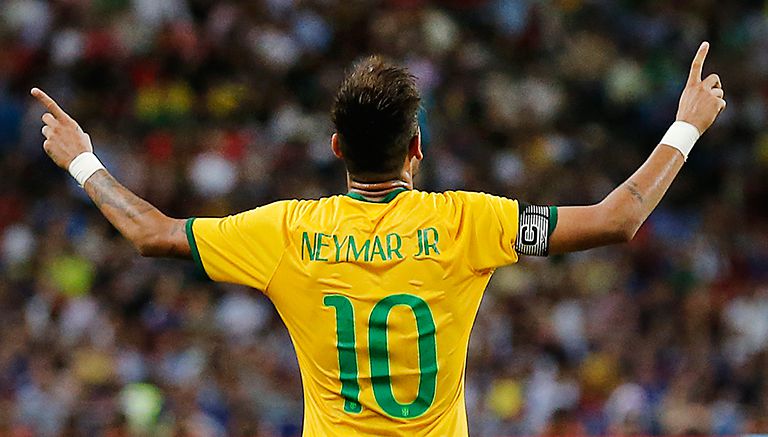 Neymar, la figura de la selección brasileña