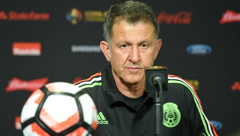 Juan Carlos Osorio, en conferencia de prensa en EU