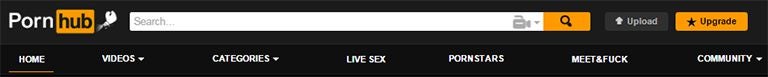 Así luce la página web de Pornhub