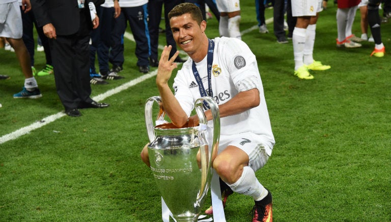 Cristiano Ronaldo festeja título de Champions