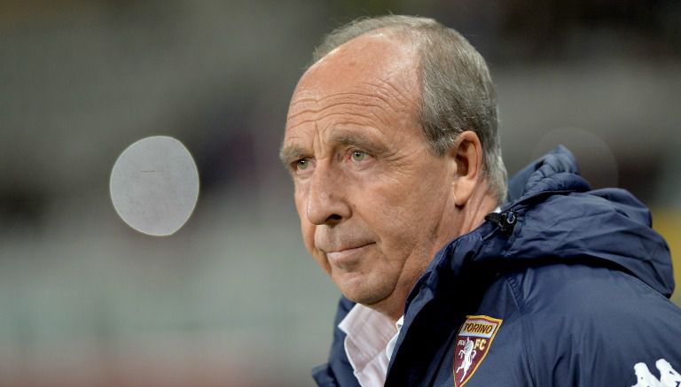 Giampiero Ventura, al termino de un partido del Torino 