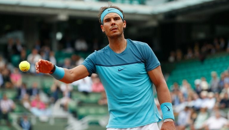 Rafael Nada durante el Abierto de Francia