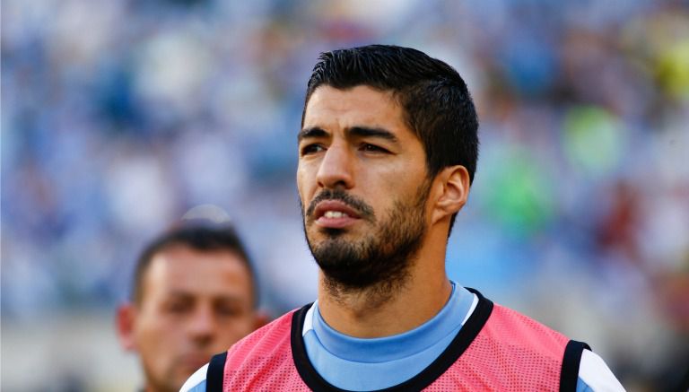 Luis Suárez, durante un partido de Uruguay en la Copa América