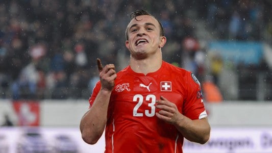 Shaqiri, en un juego de Suiza