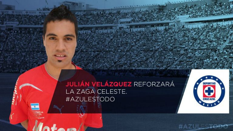 Julián Velázquez, nuevo refuerzo de Cruz Azul