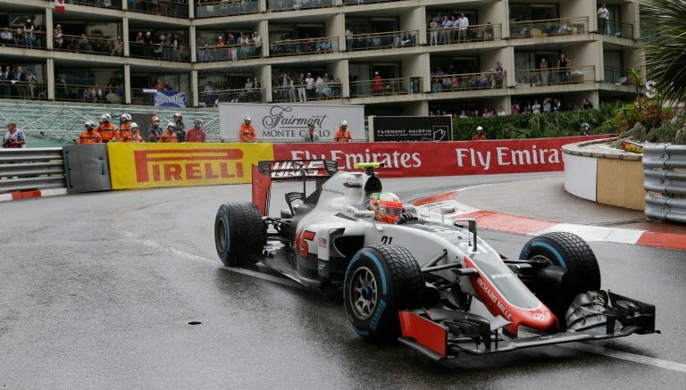 El piloto mexicano, Esteban Gutiérrez, durante el Gran Premio de Mónaco