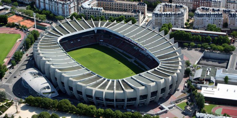 Toma aérea del Parque de los Príncipes