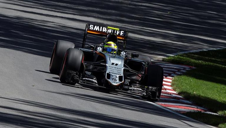 Checo Pérez, en el Gran Premio de Canadá