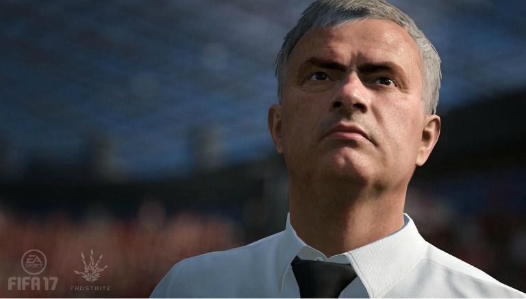 José Mourinho en el videojuego FIFA 17