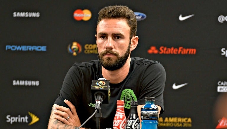 Miguel Layún en conferencia de prensa