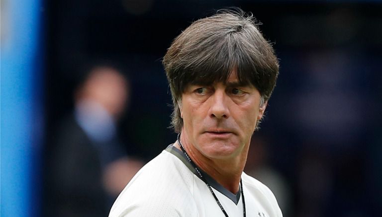 Joachim Löw, durante un entrenamiento con la selección de Alemania 