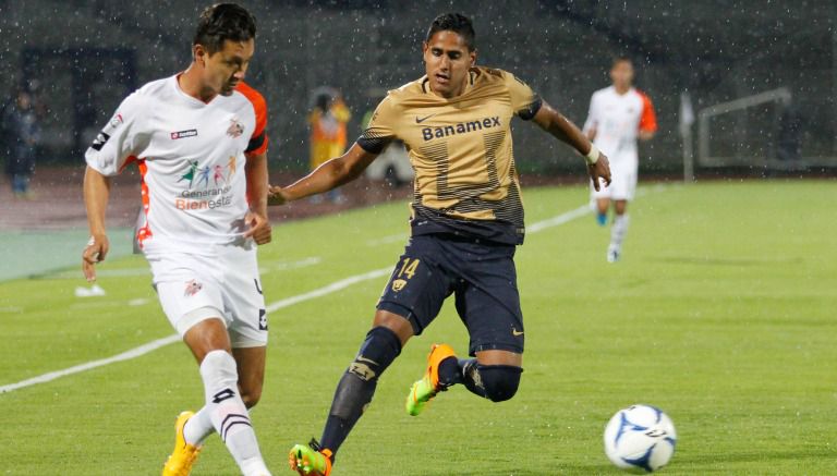 David Izazola, durante el partido en torneo Apertura 2015 de la Copa MX