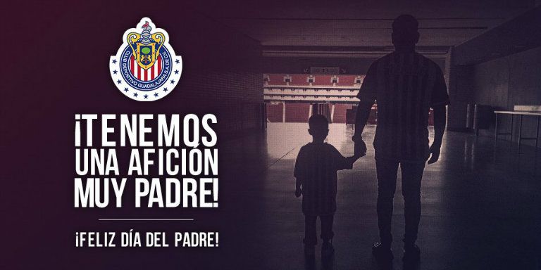 Felicitación de Chivas a los papás en redes sociales