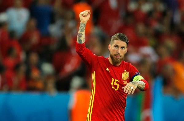 Sergio Ramos agradece al público