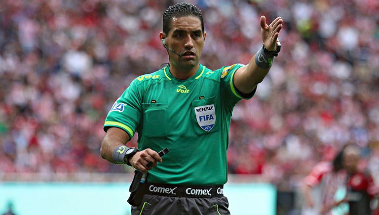 García Orozco, en un partido de la Liga MX