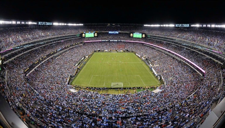 Panorámica del MetLife Stadium durante la Final de la Copa América