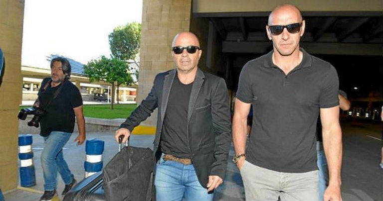 Sampaoli aterriza en Sevilla