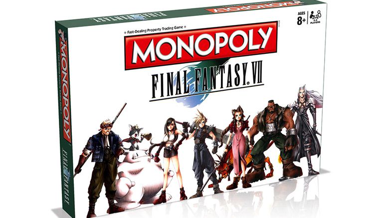 El arte que tendría el Monopoly de Final Fantasy VII