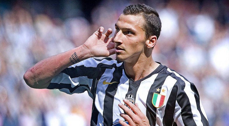 Ibrahimovic celebra gol con Juve