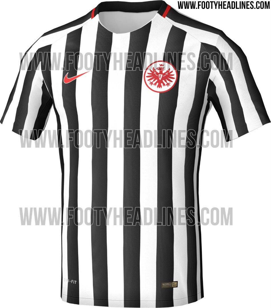 La camiseta 2016-2017 del Eintracht Frankfurt