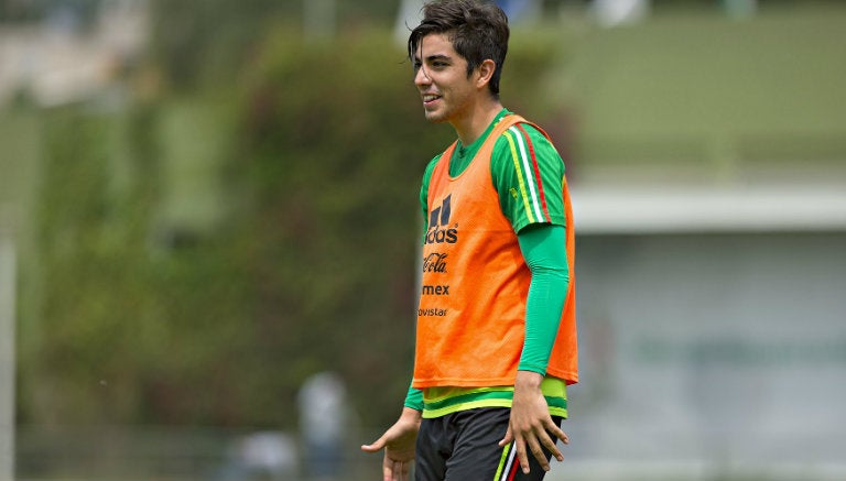 Pizarro en entrenamiento con el Tri