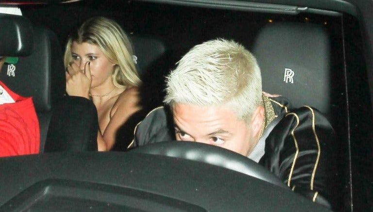 Nasri y Sofia Richie en el automóvil del futbolista del City