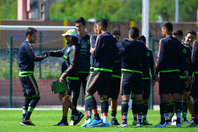 Selección Olímpica en entrenamiento 