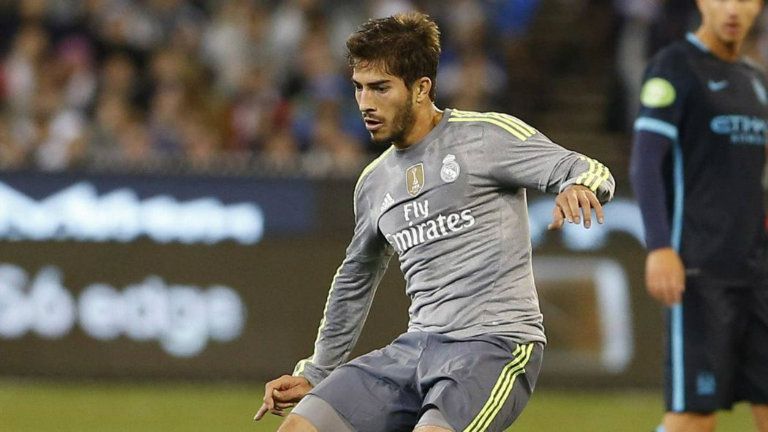 Lucas Silva durante un partido con Real Madrid