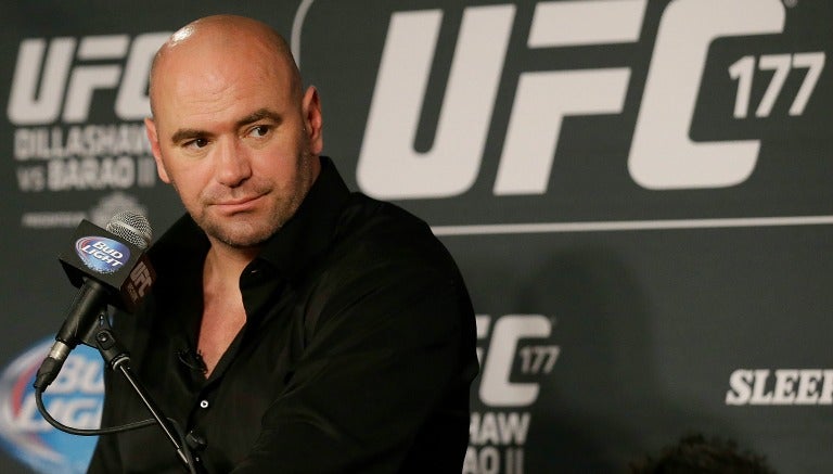 Dana White en conferencia de prensa