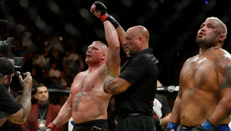 Brock Lesnar tars el combate en UFC 200