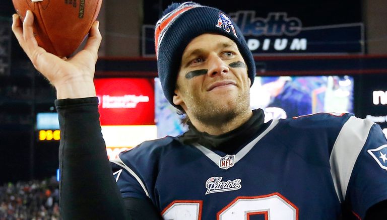 Tom Brady tras un juego divisional contra Baltimore