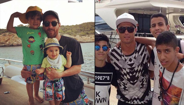 Messi y Cristiano disfrutan de vacaciones en Ibiza