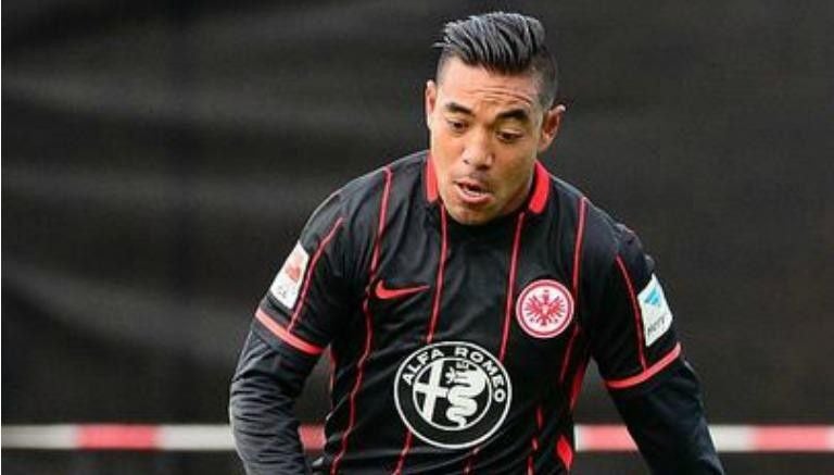 Marco Fabián durante un encuentro con el Frankfurt